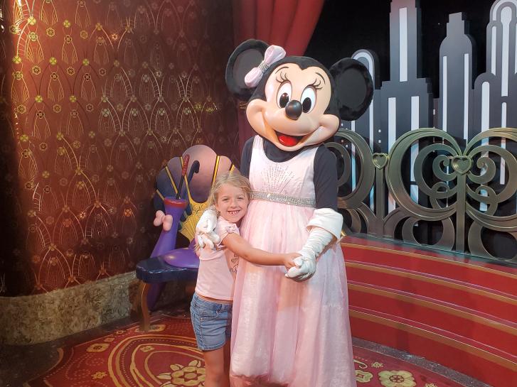 Guest Photo from Jessica Harms: Guest with Minnie Mouse at Disney's Hollywood Studios