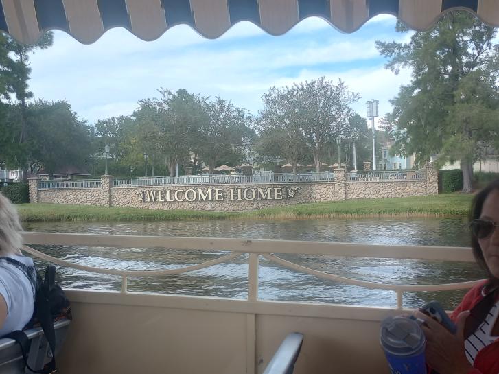 Guest Photo from Keri: Guests on ferry near Disney's Saratoga Springs Resort